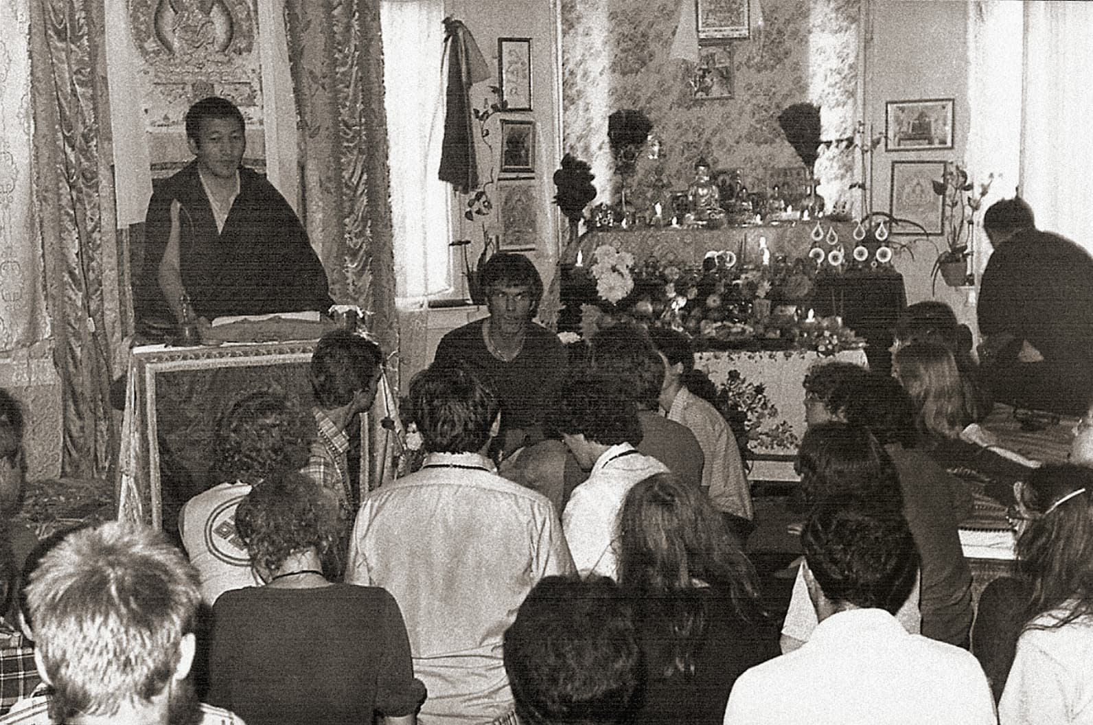 Ajang Rinpocze prowadzi kurs Poła. (Szczecin 1981 r.)