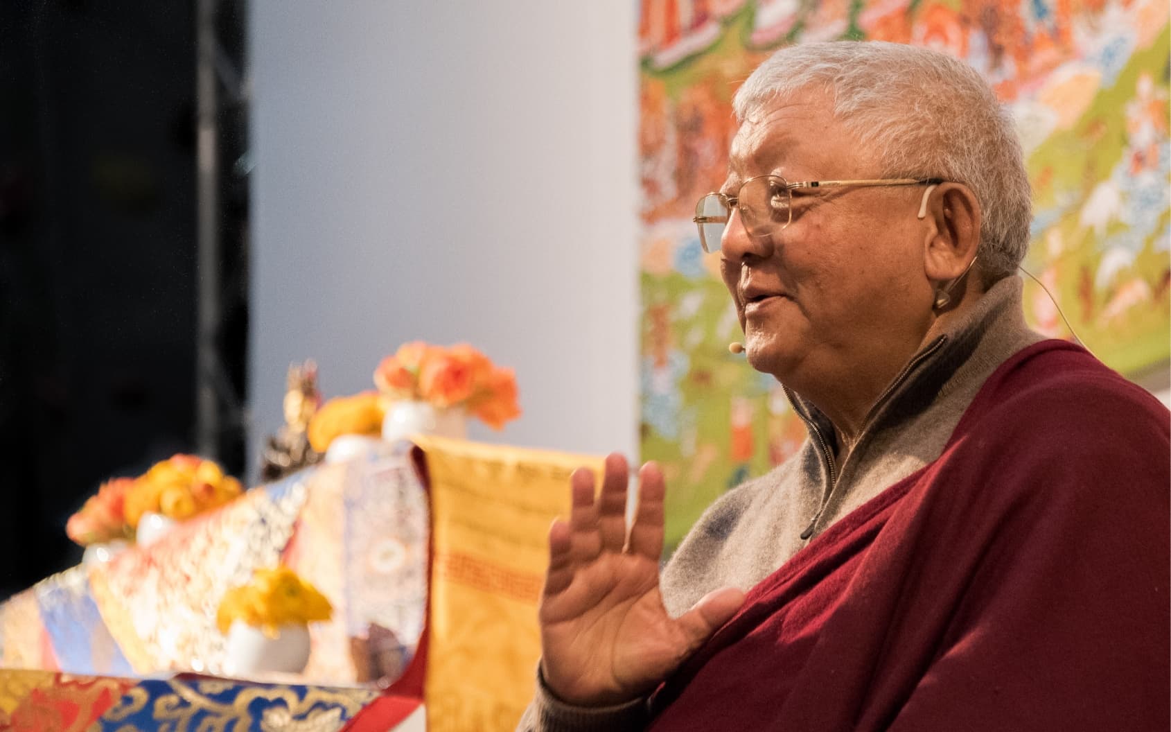 Kurs medytacyjny z Lamą Dzigma Rinpocze. (Warszawa 2019 r.)